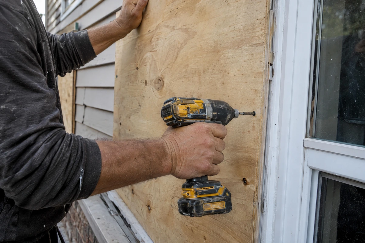 Emergency board up contractor